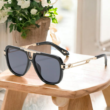 Man's Retro Frame Sunglasses