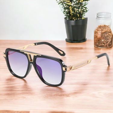 Man's Retro Frame Sunglasses