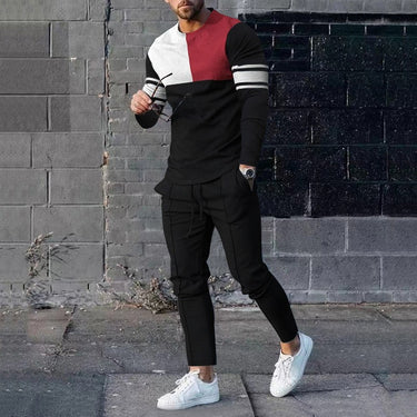 Casual Suit 3D Printed T-shirt Trousers